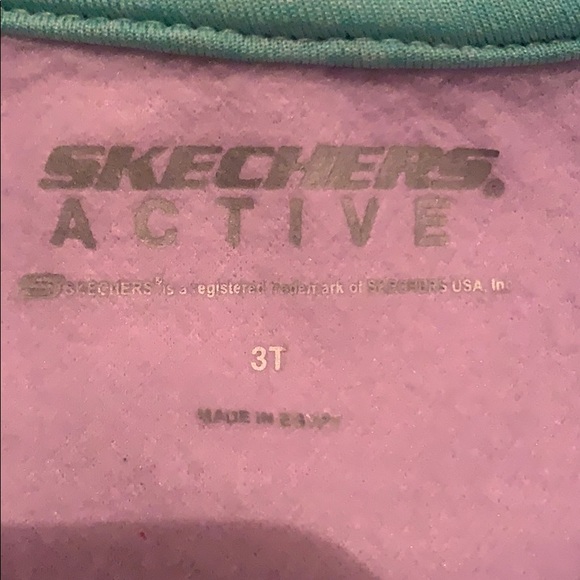 Sketchers girls toddler hooded sweatsuit jacket - Picture 3 of 8